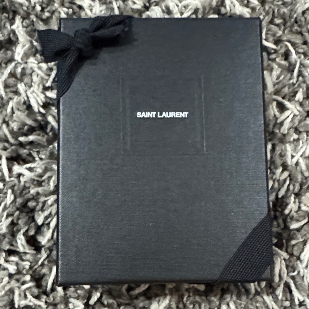 Saint Laurent Black Gift Box with Ribbon